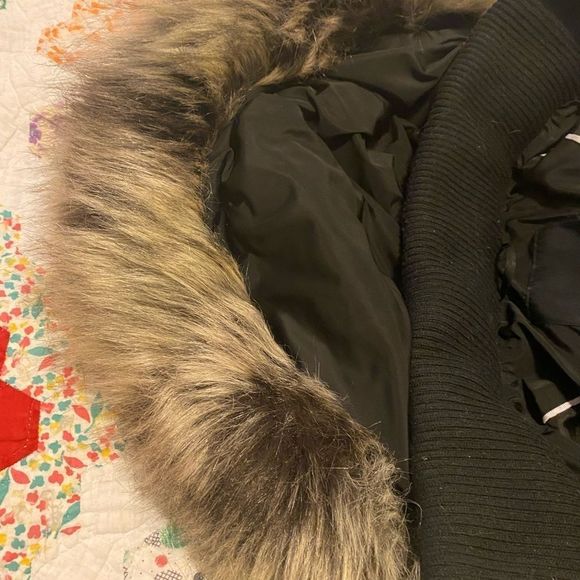 Novelti vegan thinsulate winter parka jacket with faux fur trim - Picture 3 of 5